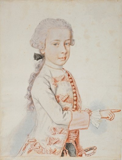 Porträt des Erzherzogs Ferdinand Karl von Österreich-Este von Jean Étienne Liotard